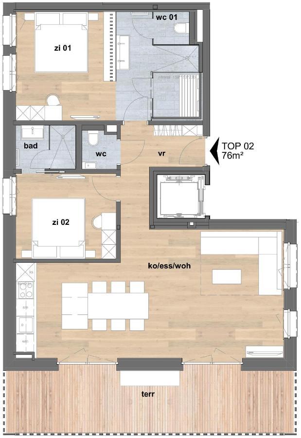 Apartmenthaus A24 Schruns Exteriör bild